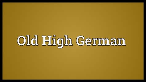 swert‎ (Old High German): meaning, translation .
